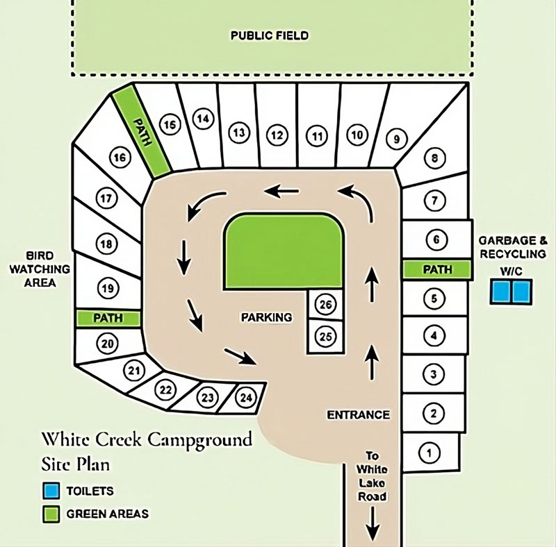 our campsites